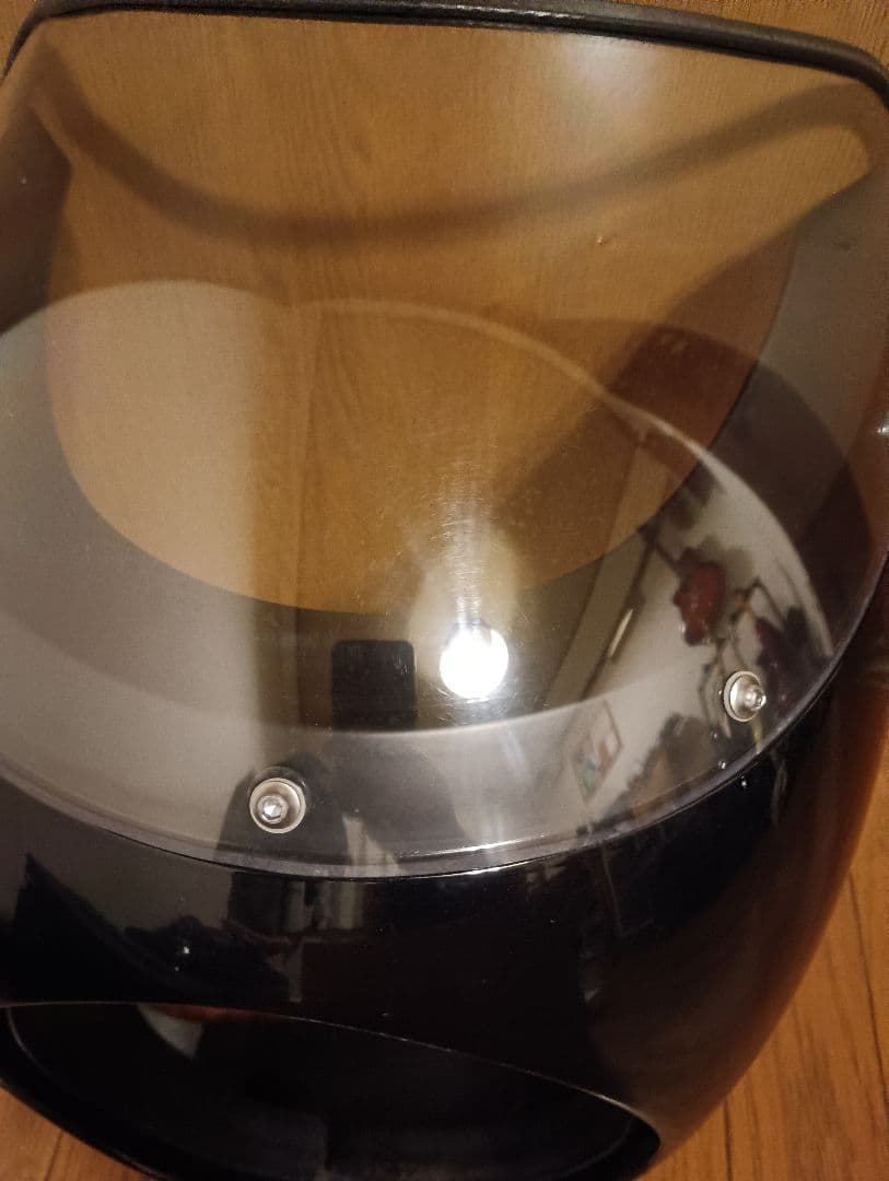 【入手困難】カワサキ純正　エストレヤ用ビキニカウル　純正ステー（黒メッキ）付き