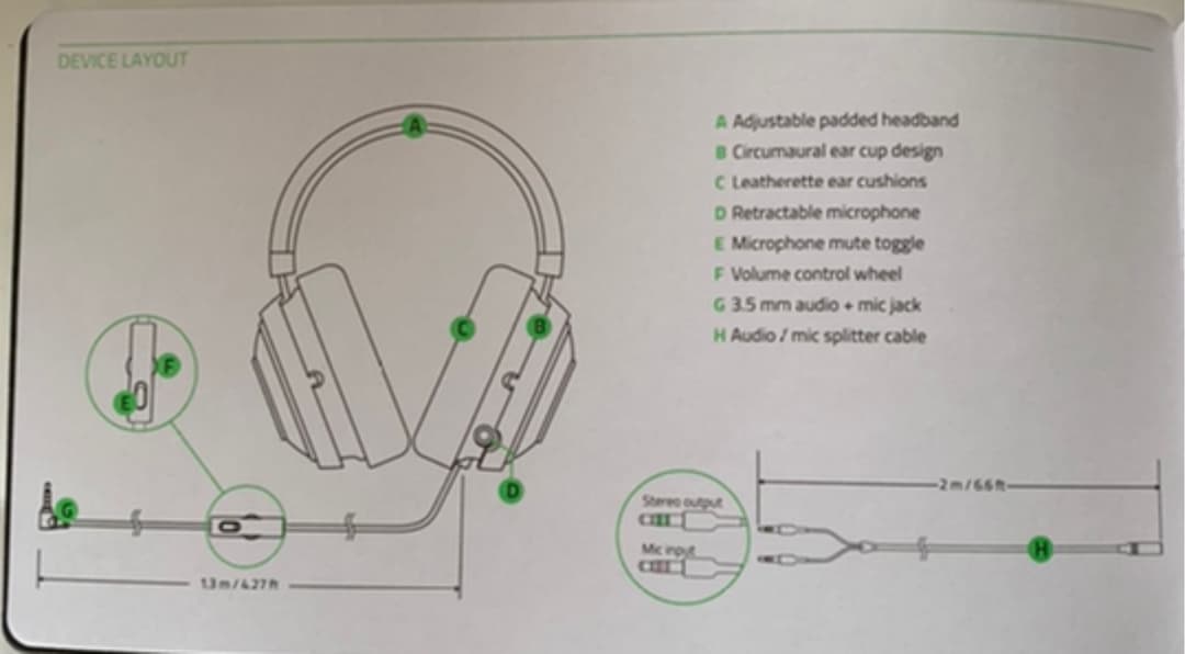 Razer Kraken Pro V2 ステレオ ゲーミングヘッドセット