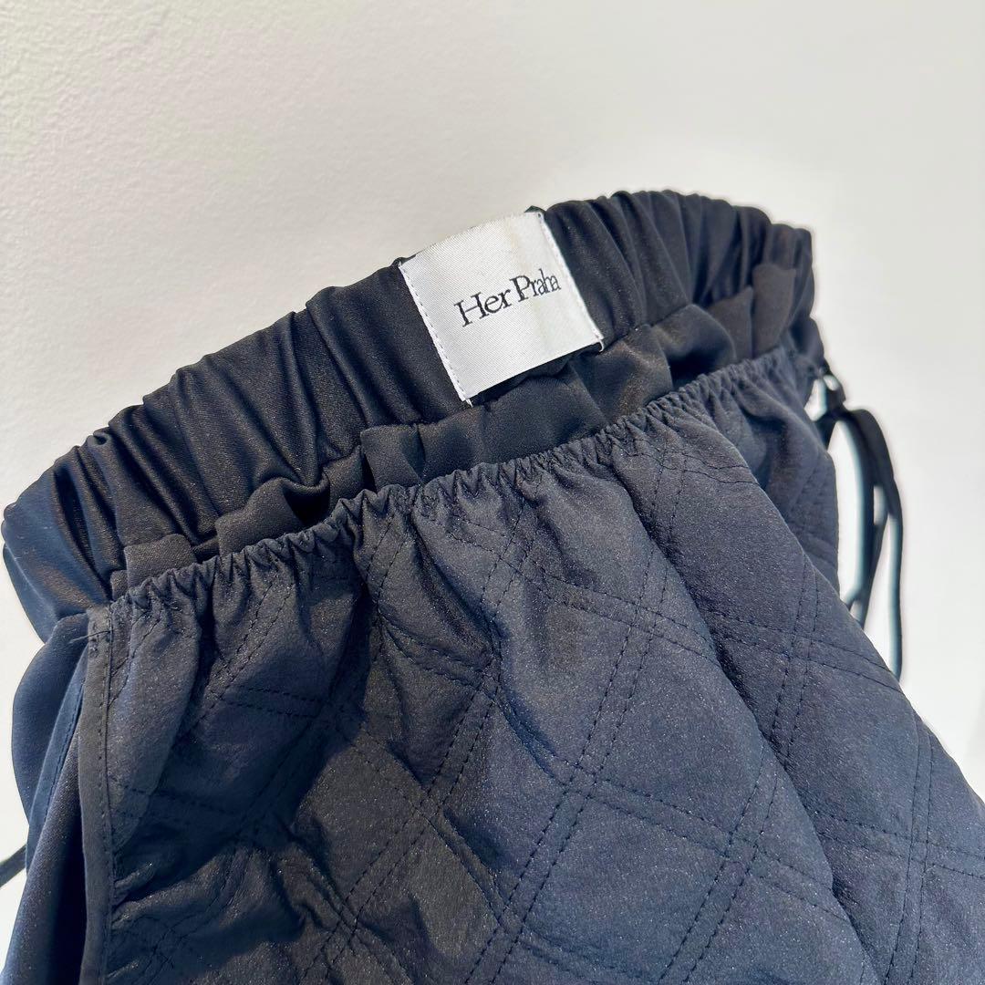 Litmus HerPraha キルティング×レース ショートパンツ 黒 完売品