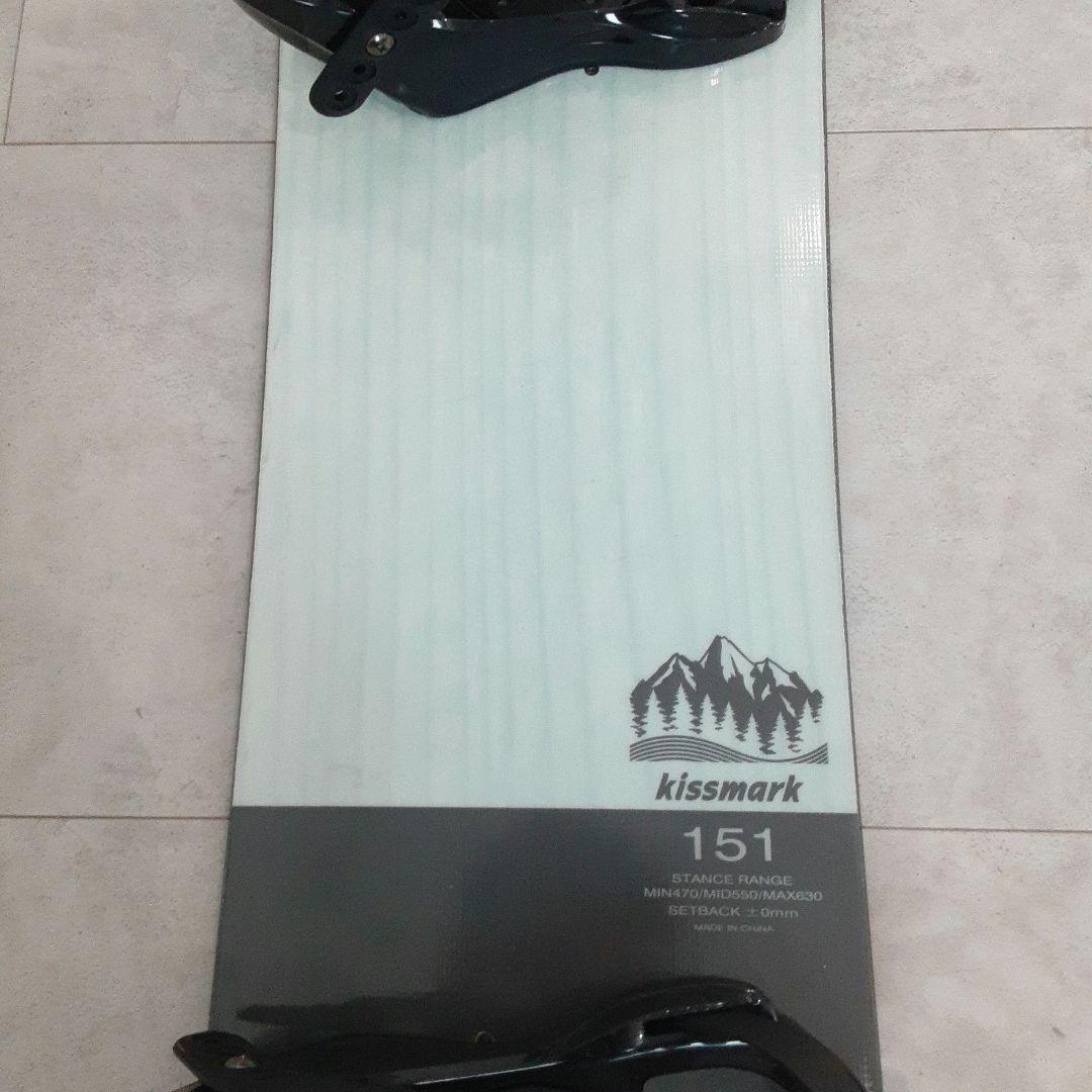 kissmark CITYCORAL 151 スノーボードセット ビンディング付