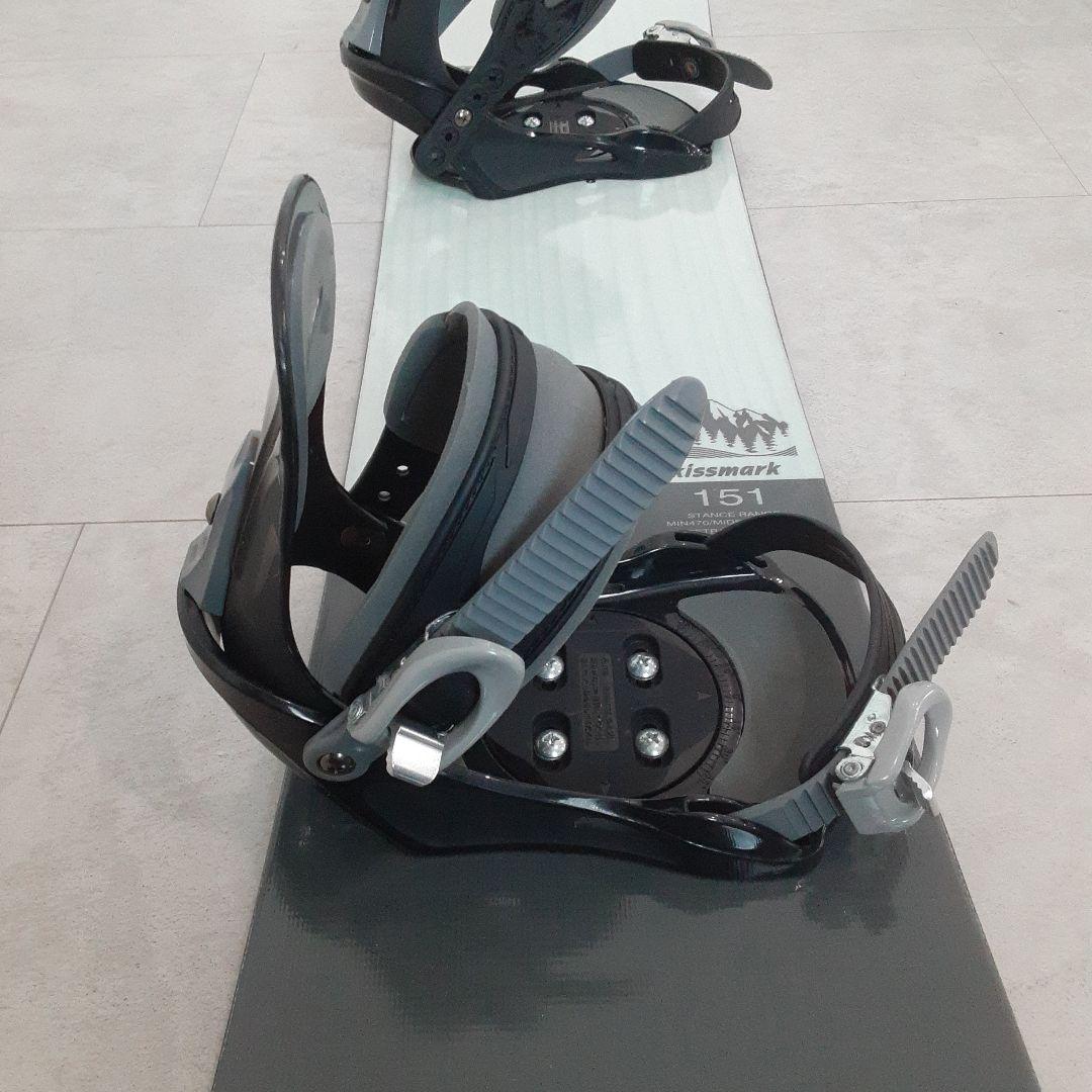 kissmark CITYCORAL 151 スノーボードセット ビンディング付