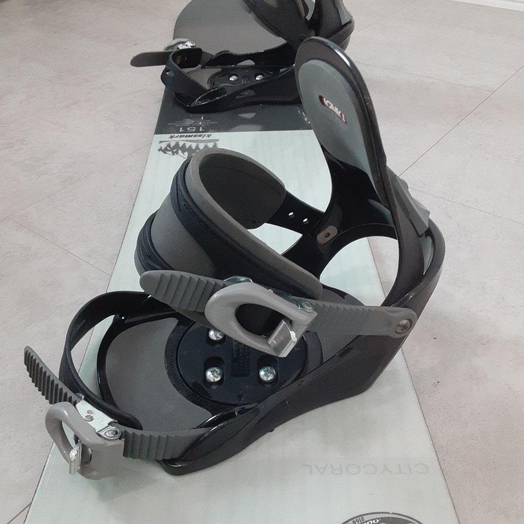 kissmark CITYCORAL 151 スノーボードセット ビンディング付