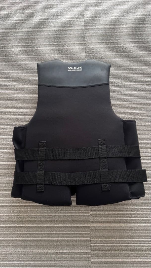 W.S.P. 黒 ライフジャケット　M 未使用