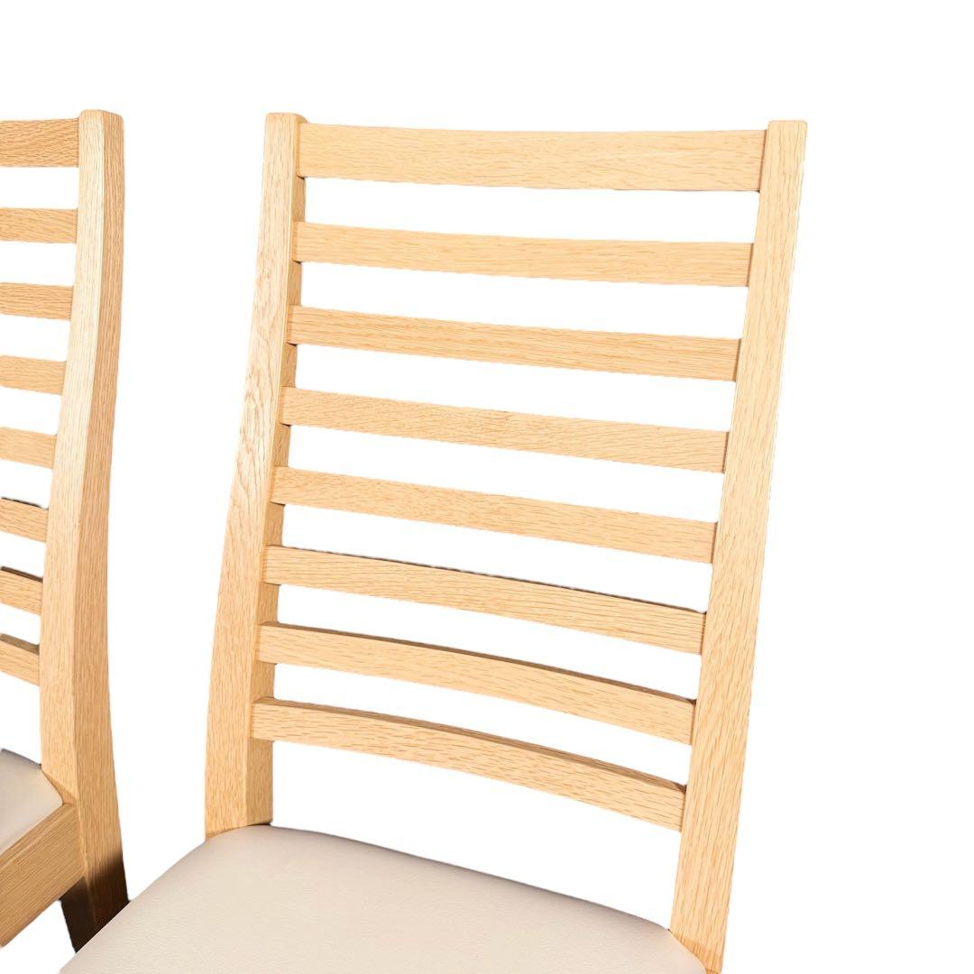 HR820-1 【美品】秋田木工 アキモク　N-005ダイニングチェア 2脚