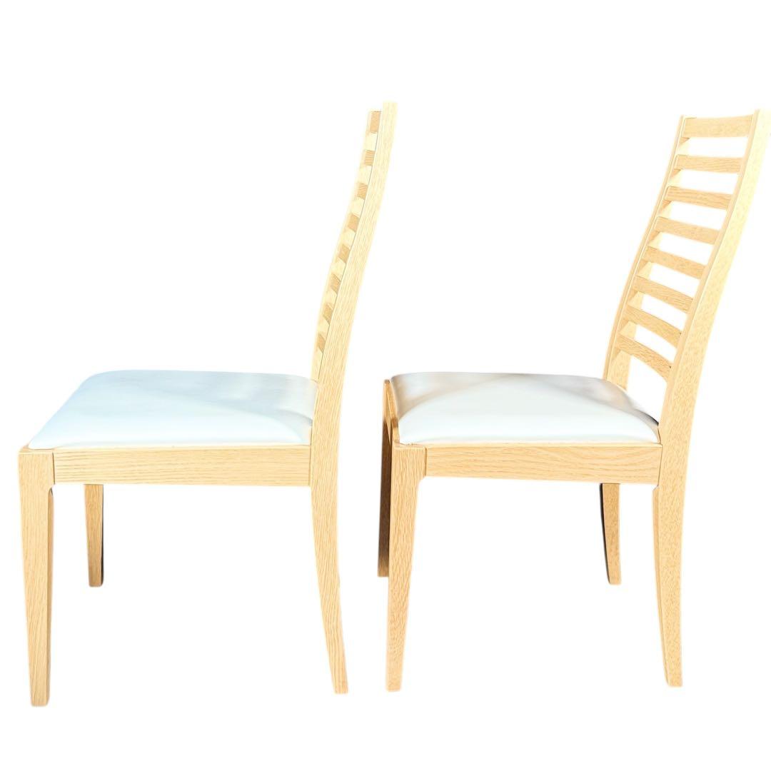 HR820-1 【美品】秋田木工 アキモク　N-005ダイニングチェア 2脚