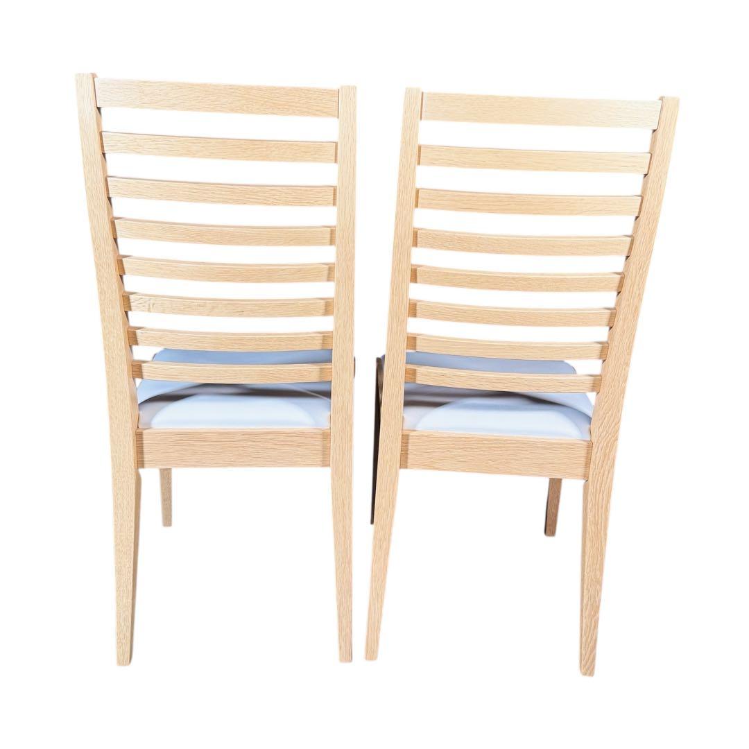 HR820-1 【美品】秋田木工 アキモク　N-005ダイニングチェア 2脚