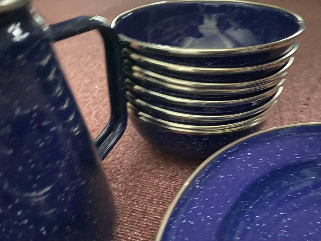 ホーロー　キャンプ　アウトドア食器　未使用