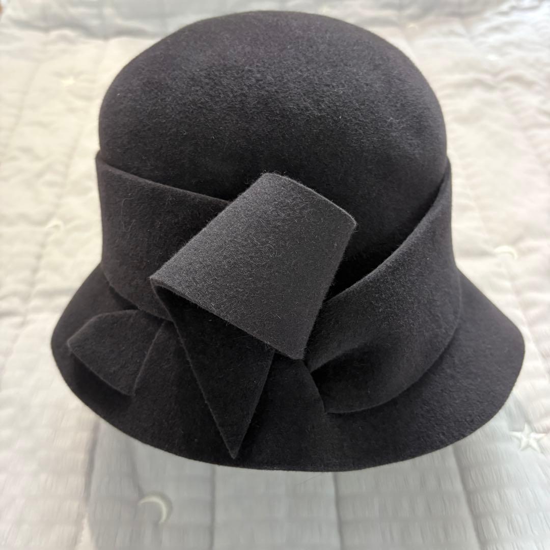 Maxim ラビットウール フェルト クラシカルリボンハット 帽子 日本製