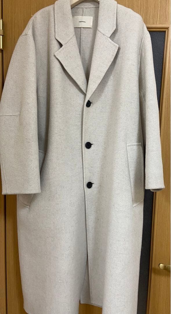 ウールオーバーコート ベージュ　todayful