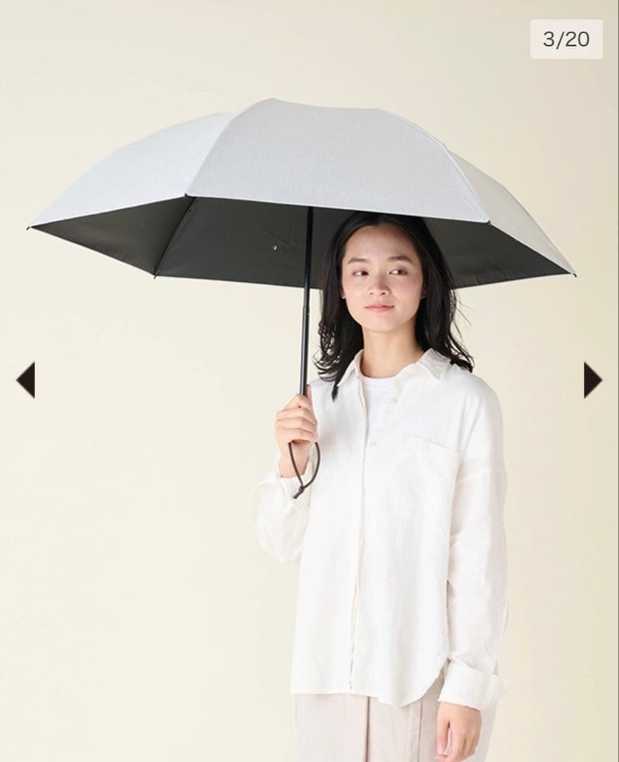 サンバリア100 ３段折 / moku(グレー)