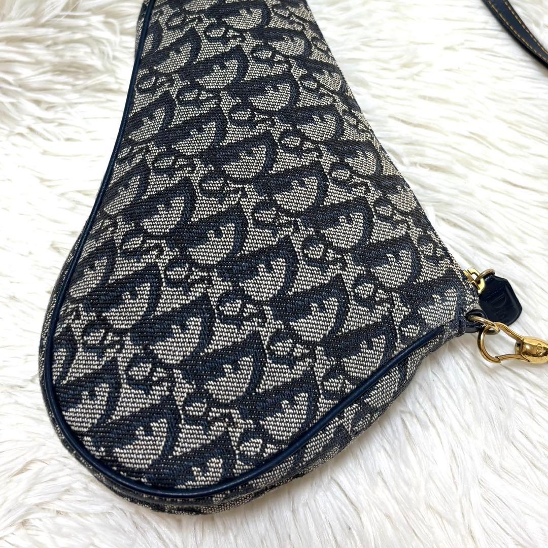【美品】Christian Dior トロッター　サドルバッグ ショルダーバッグ