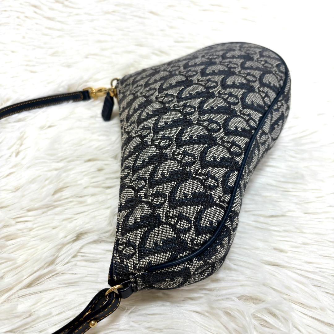 【美品】Christian Dior トロッター　サドルバッグ ショルダーバッグ