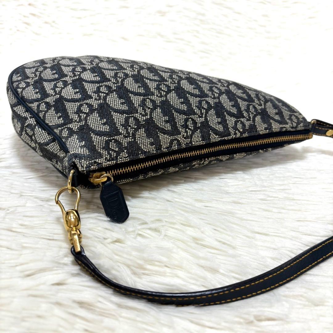 【美品】Christian Dior トロッター　サドルバッグ ショルダーバッグ