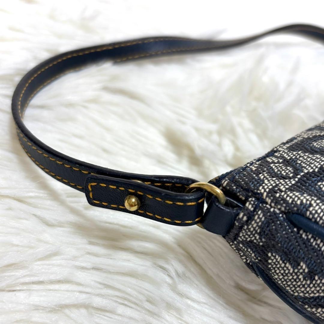 【美品】Christian Dior トロッター　サドルバッグ ショルダーバッグ