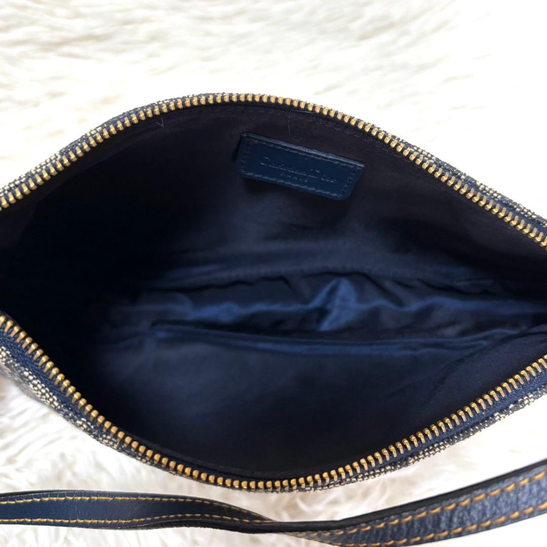 【美品】Christian Dior トロッター　サドルバッグ ショルダーバッグ