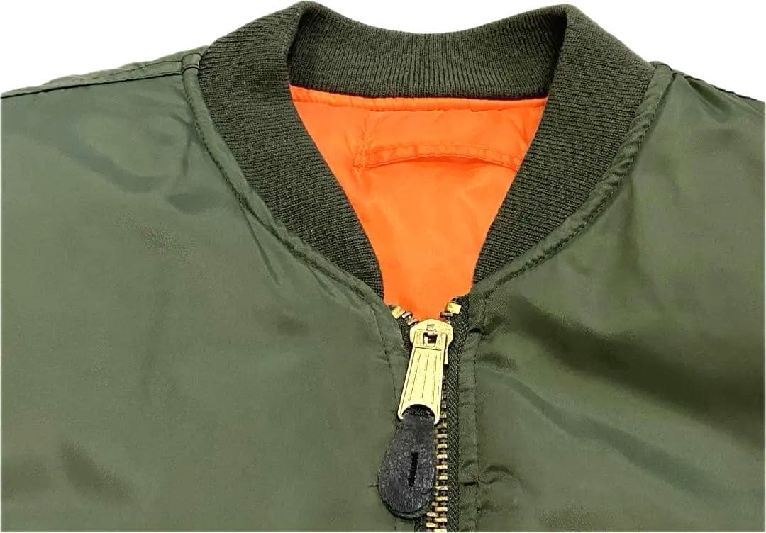 y2k 90s ファントムミリタリー MA-1 フライトジャケットM 幅広 短丈