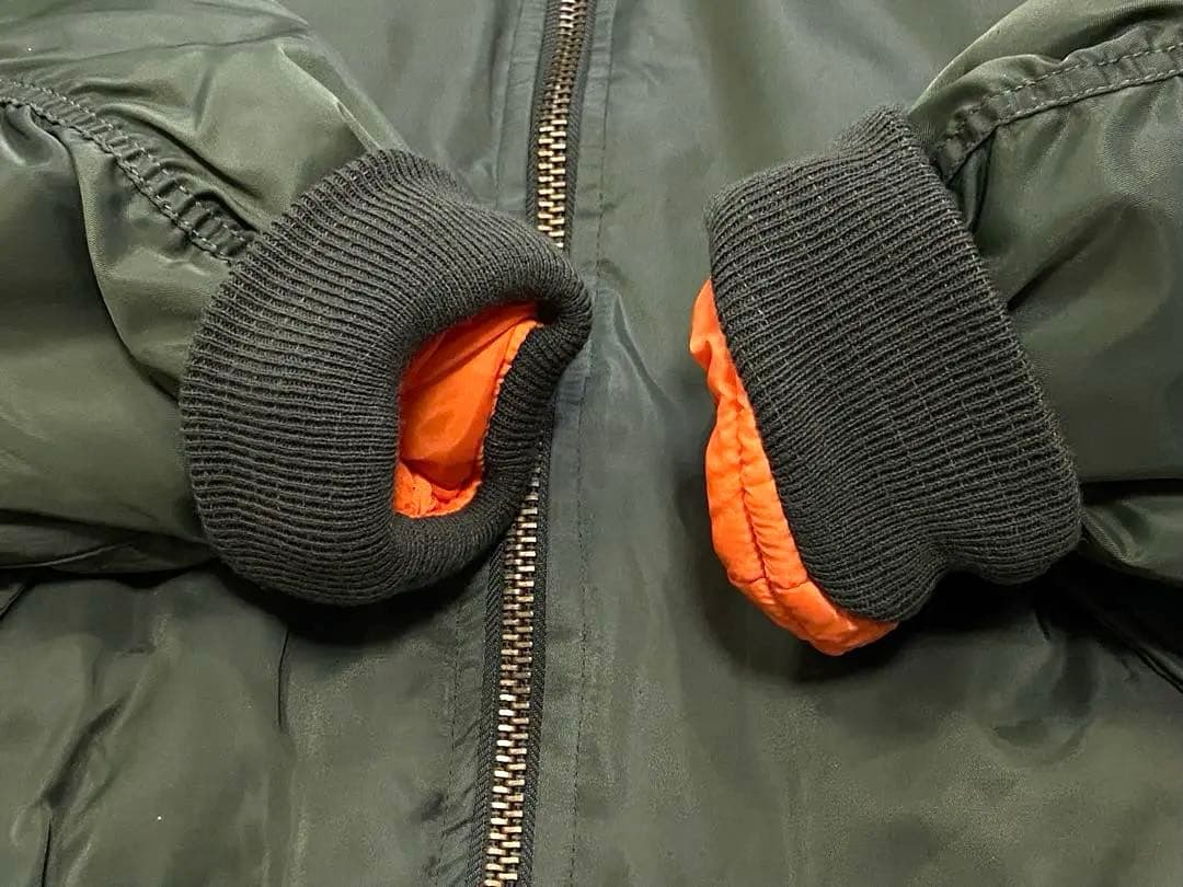 y2k 90s ファントムミリタリー MA-1 フライトジャケットM 幅広 短丈