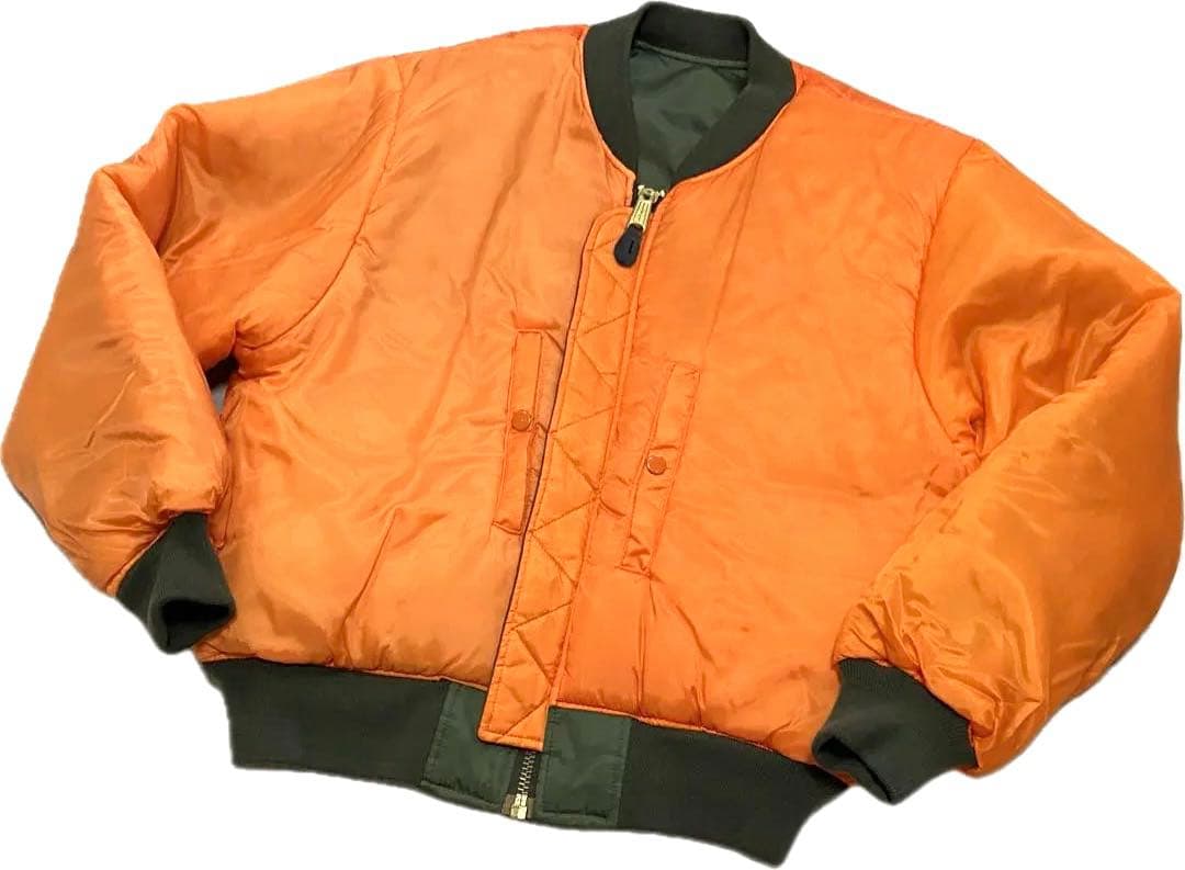 y2k 90s ファントムミリタリー MA-1 フライトジャケットM 幅広 短丈