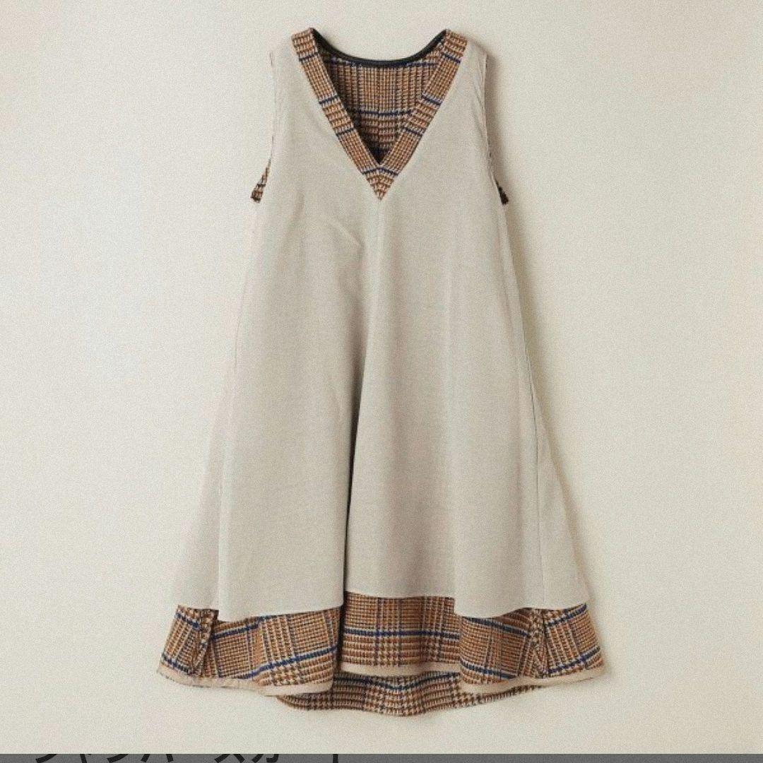 quaranciel INTESPRA ツイード チェックジャンパースカート