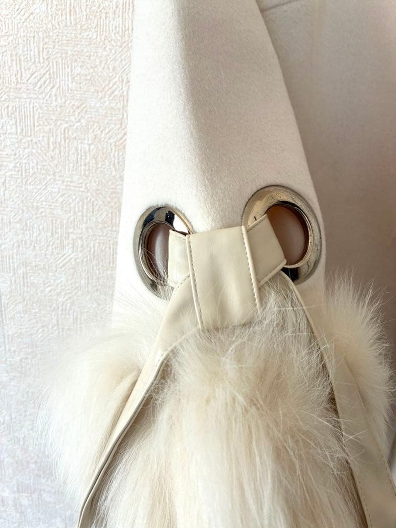 新品　ヤマダヤ　FENNELフォックスファーコート　リアルファー定価53000円