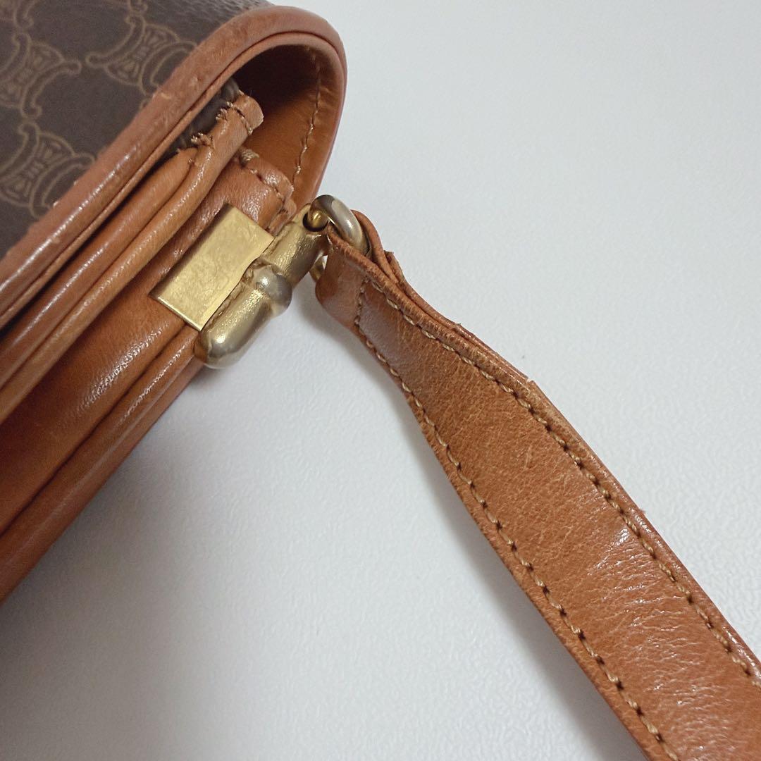 CELINE セリーヌ　マカダムショルダーバッグ 美品