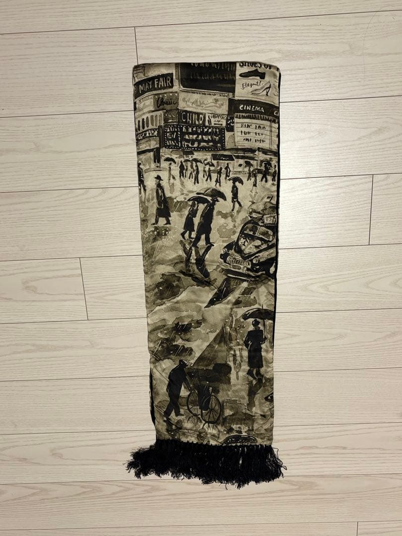 小物 PORTER CLASSICTIMES SQUARE SILK STOLE