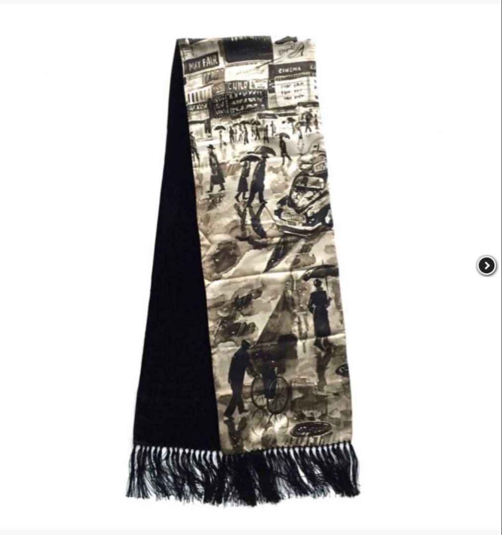 小物 PORTER CLASSICTIMES SQUARE SILK STOLE