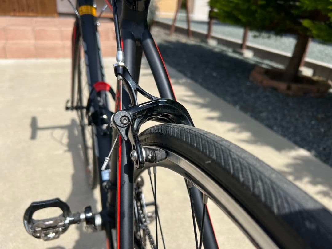 室内保管MERIDA 400 ロードバイク 黒/赤