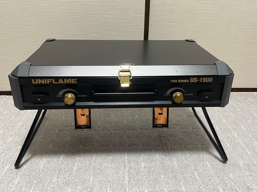 ユニフレーム ツインバーナー US-1900 ブラック