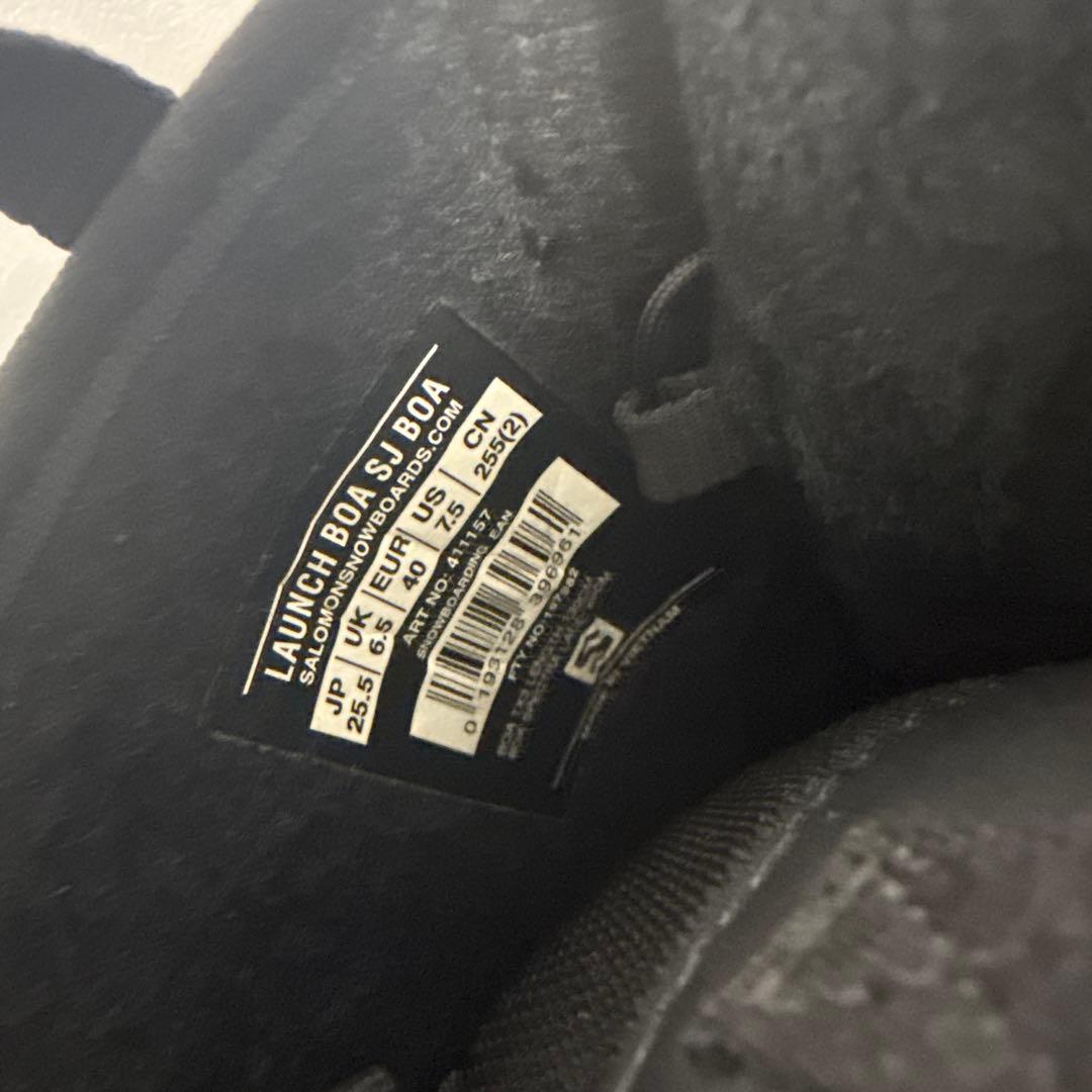美品 Salomon Launch BOA SJスノーボードブーツ ダブルボア
