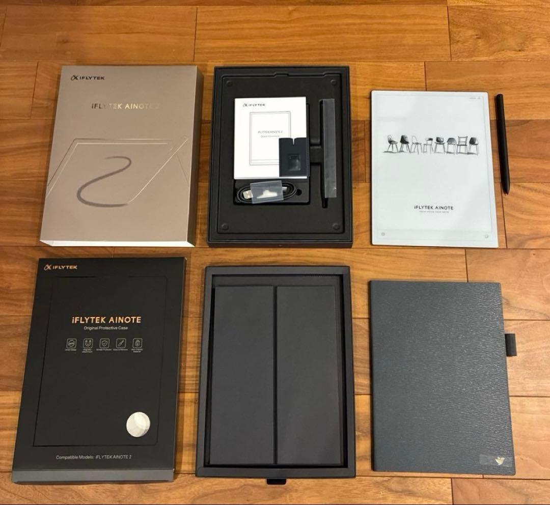 美品⭐︎iFLYTEK AINOTE 2｜AI文字起こし・翻訳対応ノート（箱有り）