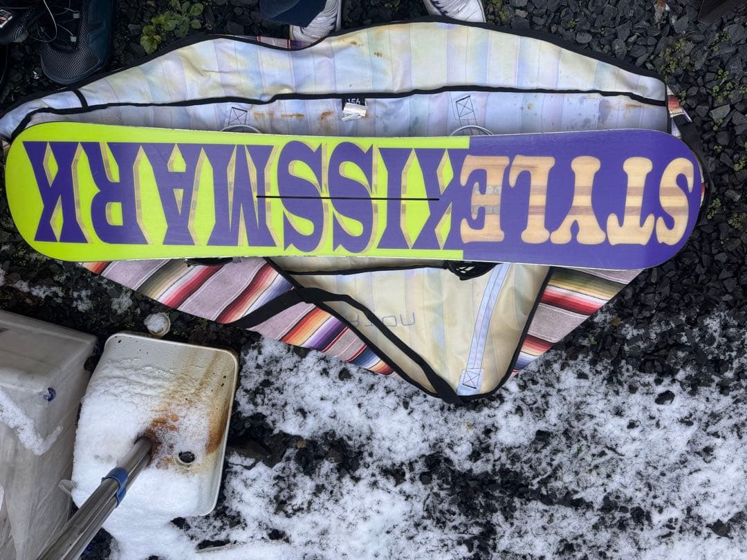 スノーボード ボード 板 ブーツ付き ケース付き キスマーク　kissmark