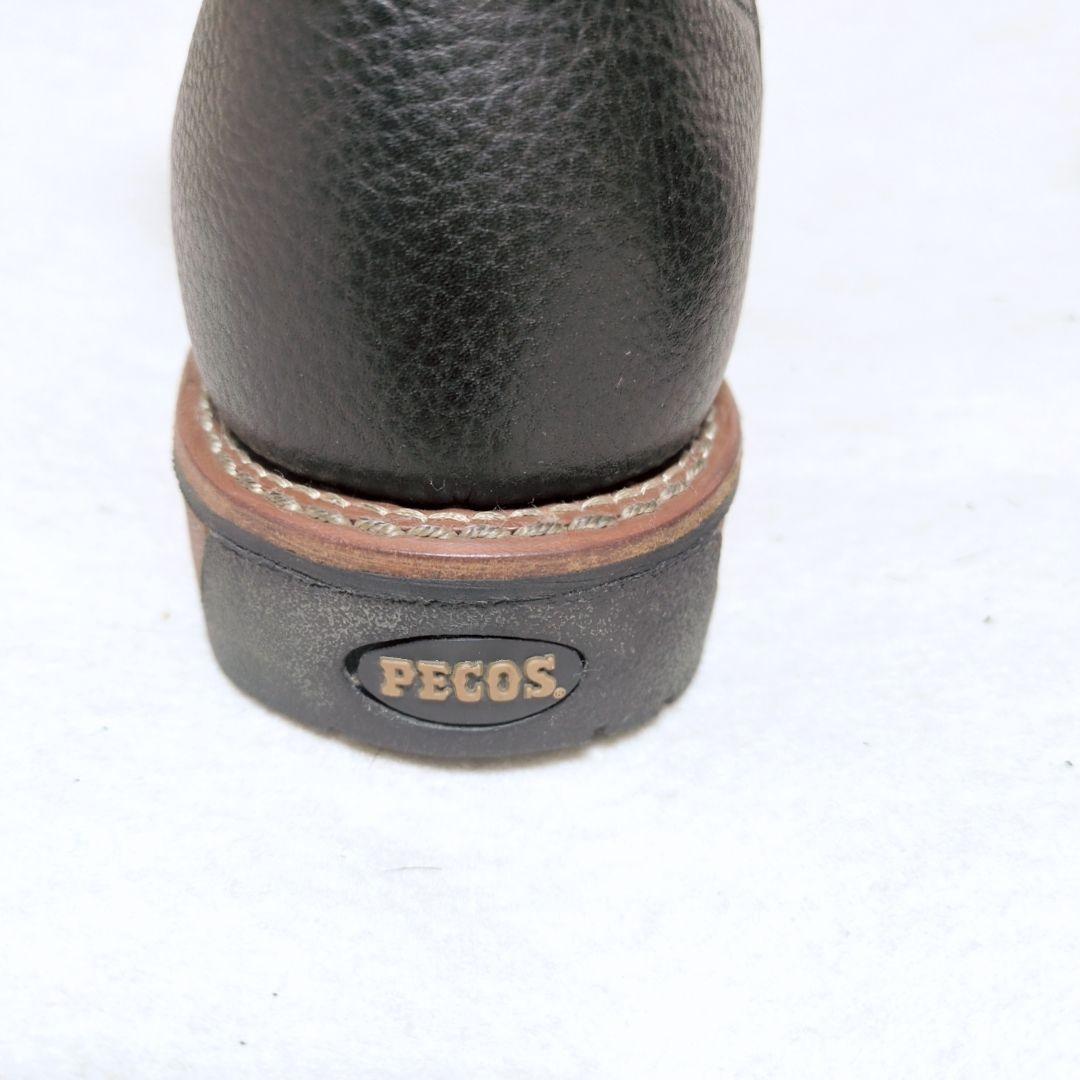 【美品・箱付】レッドウィング 1121 ペコスブーツ 黒×茶 8D 26cm