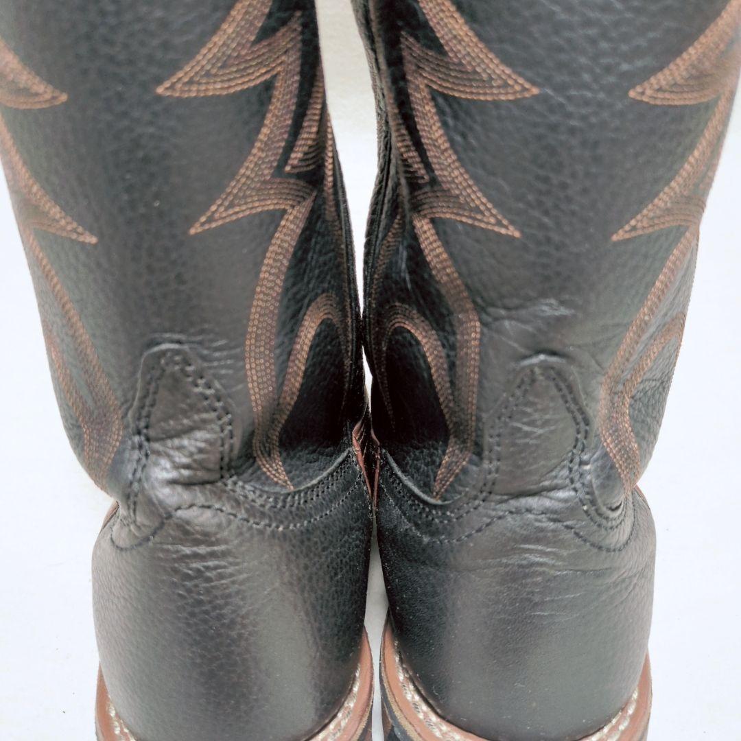 【美品・箱付】レッドウィング 1121 ペコスブーツ 黒×茶 8D 26cm