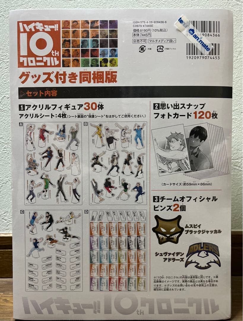 ハイキュー!!10thクロニクル グッズ付き同梱版