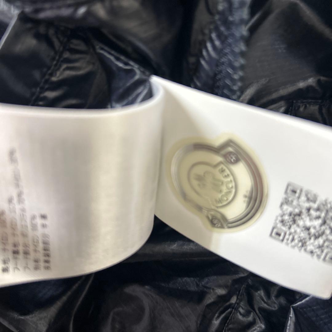 【美品】MONCLER ナイロン　ロング　ミリタリーコート　バッグロゴ　フード