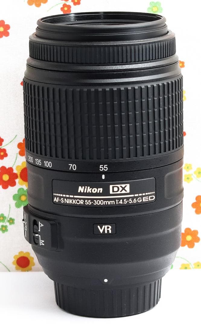 ニコン Nikon AF-S 55-300mm☆手振れ補正付き！☆超望遠レンズ！