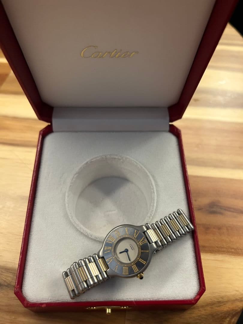 Cartier クォーツ腕時計 カルティエ ヴァンティアン マスト　箱付き