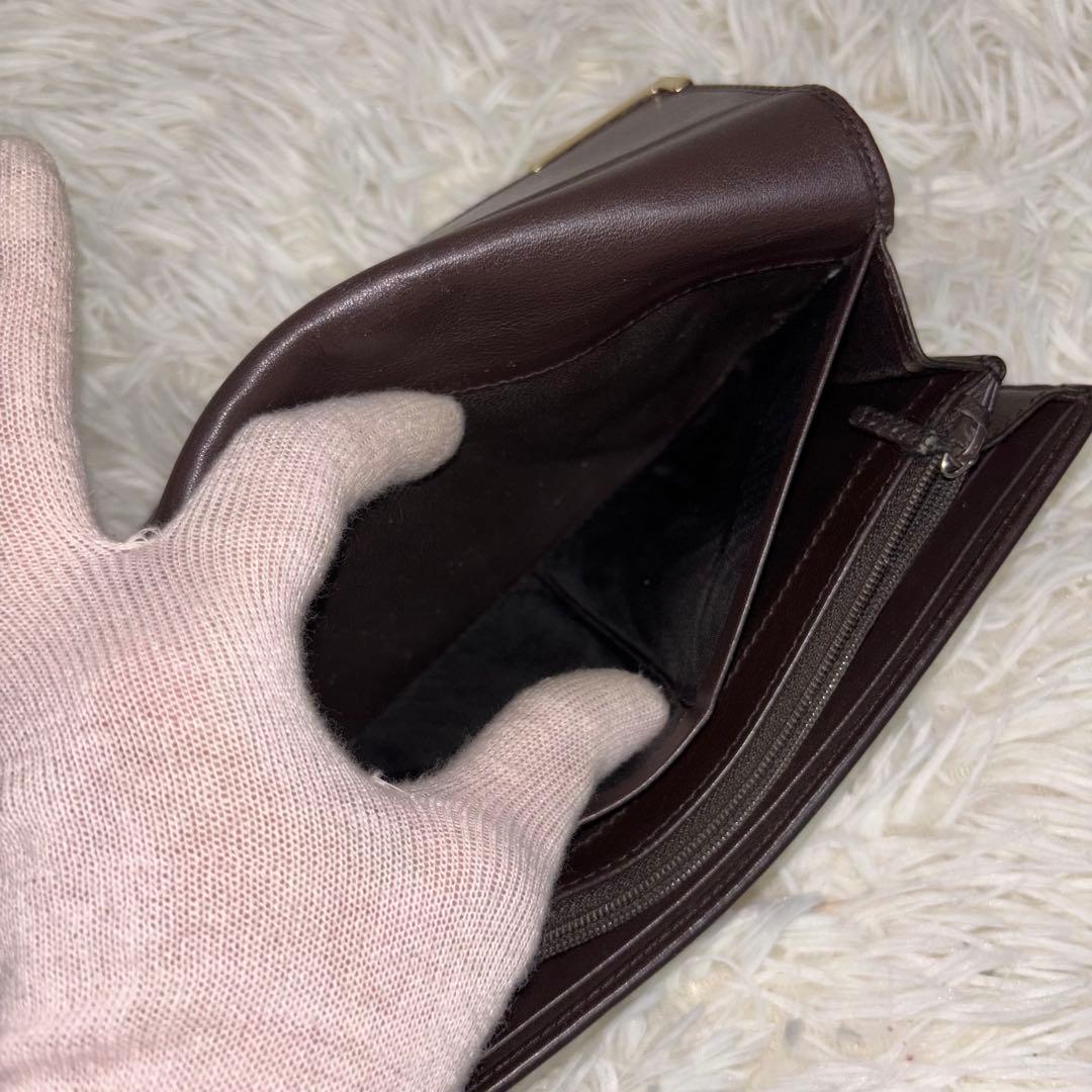 GUCCI グッチ 長財布 GGキャンバス ロゴプレート　レザー　金具