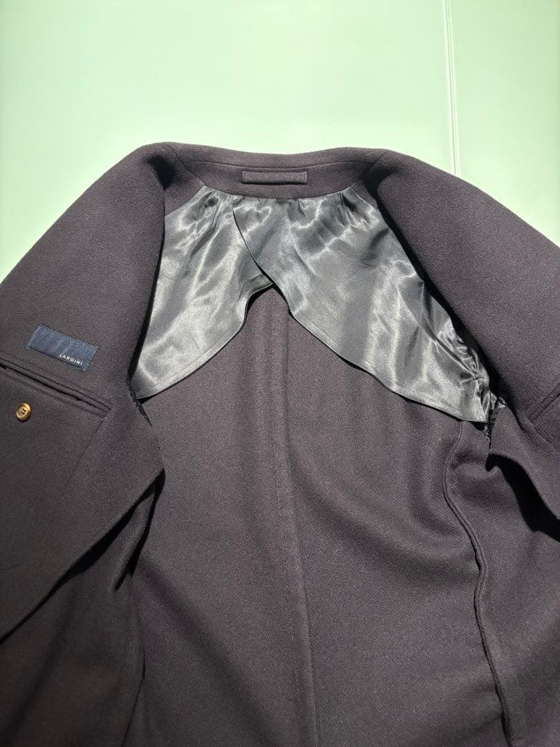 ラルディーニ　LARDINI 46 ネイビー　チェスターコート