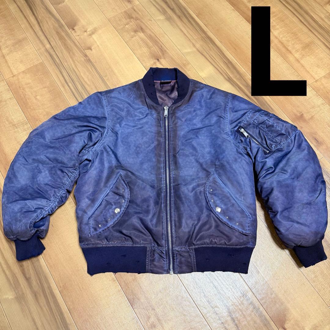 ジャケット・アウター BELVET Faded MA-1 Bomber Jacket