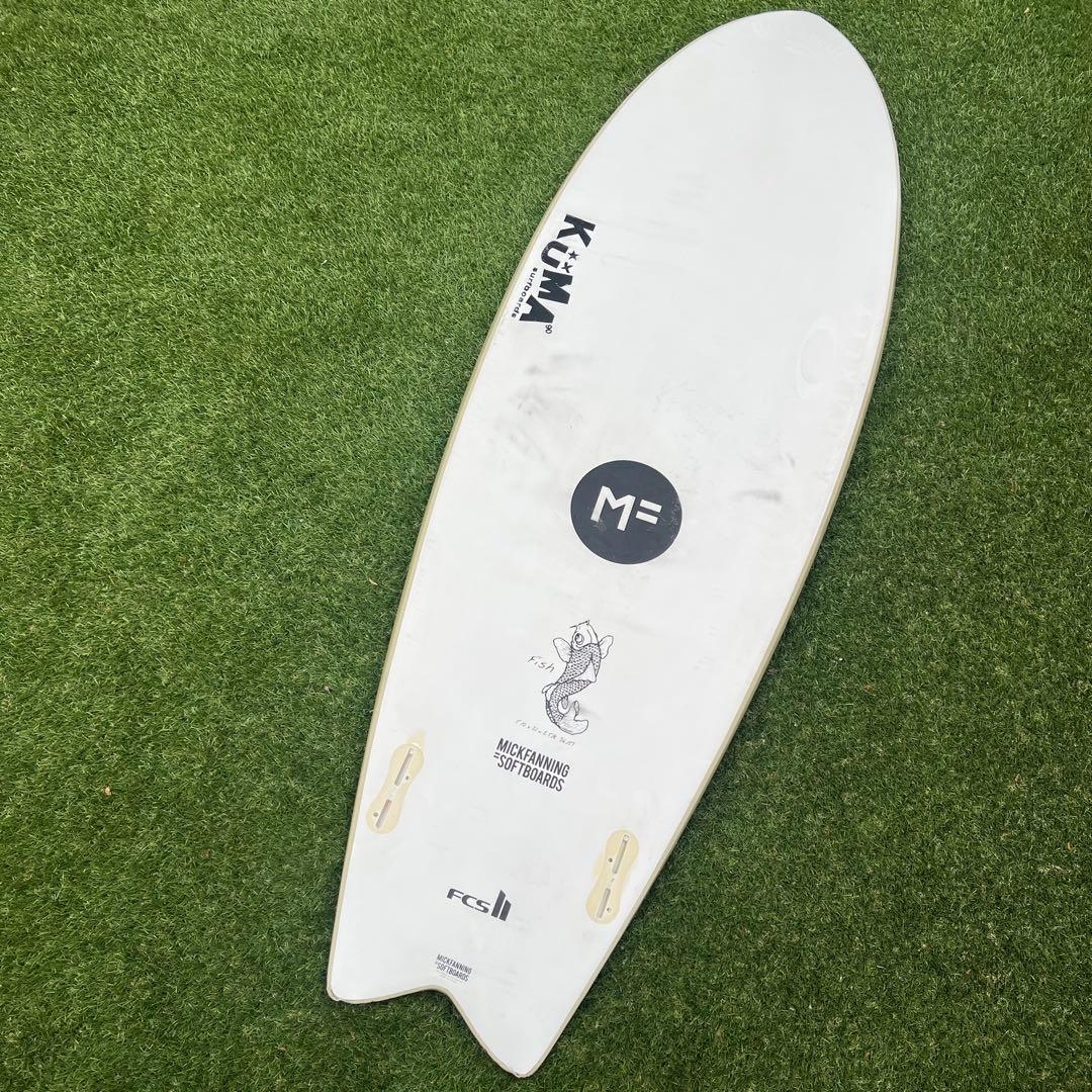 【湘南手渡し限定】MF ソフトボード ツインフィッシュ 5'10