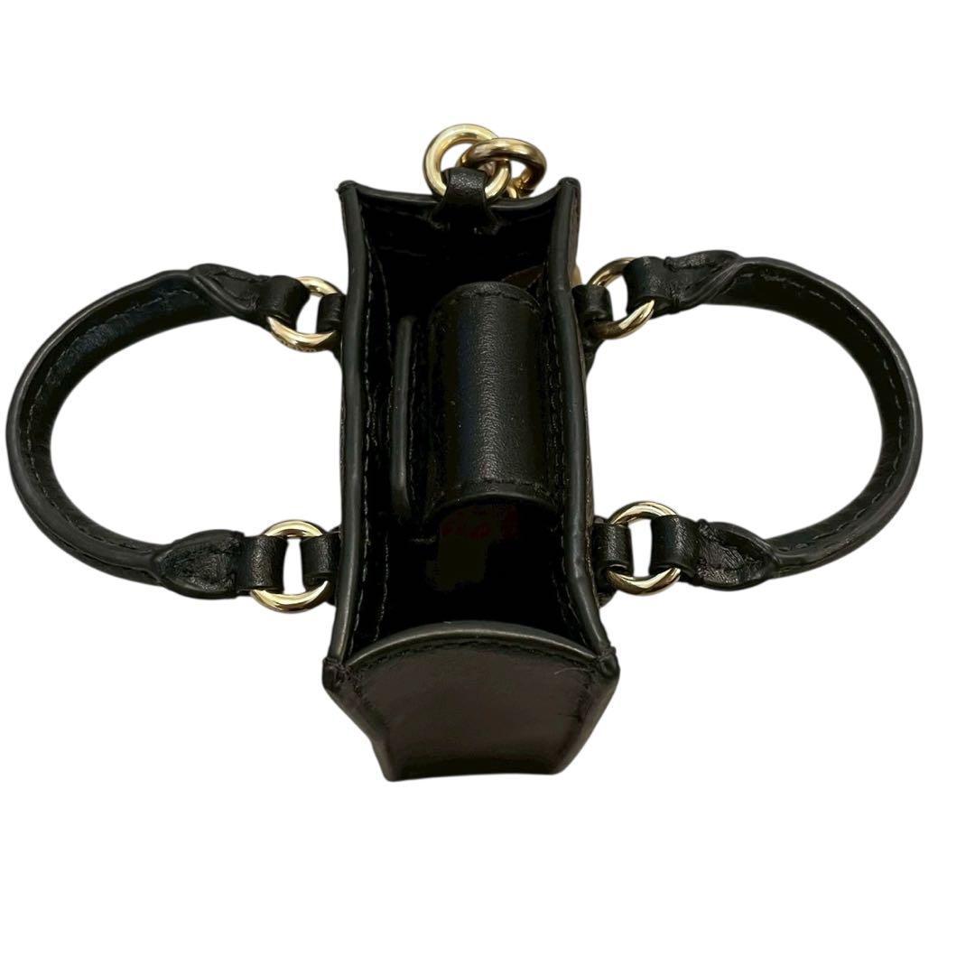 【新品】COACH コーチ チャーム ミニバッグチャーム ミニトート型 ブラウン