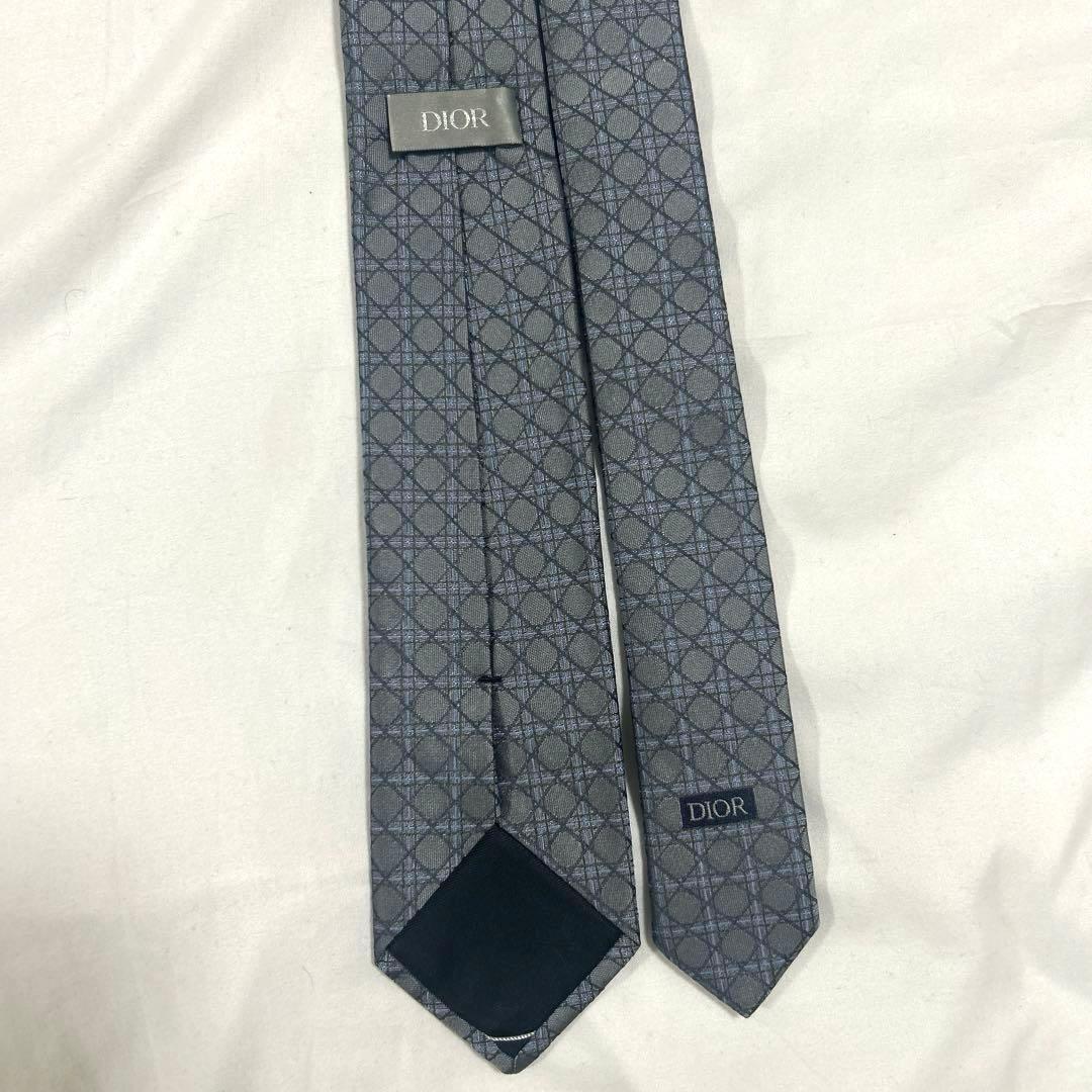 最終値下げ　新品未使用 DIOR ネクタイ カナージュ シルク
