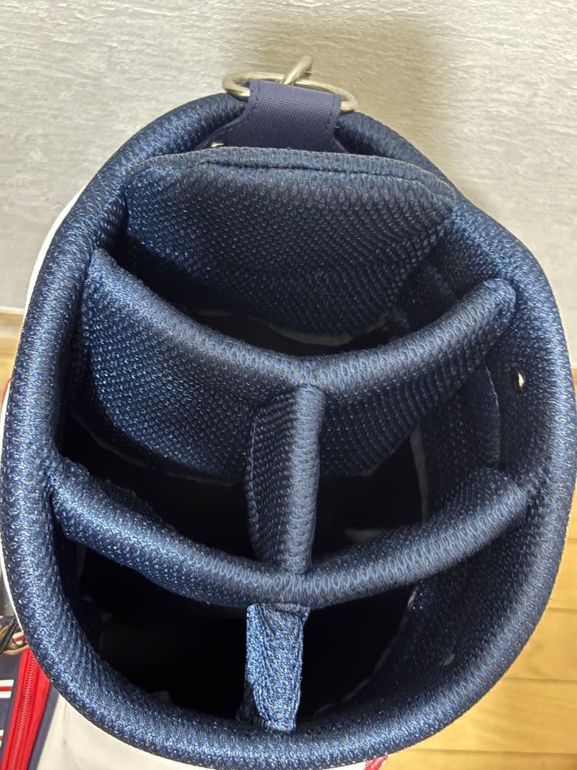 Kolwin ゴルフバッグ ネイビー/ホワイト/レッド