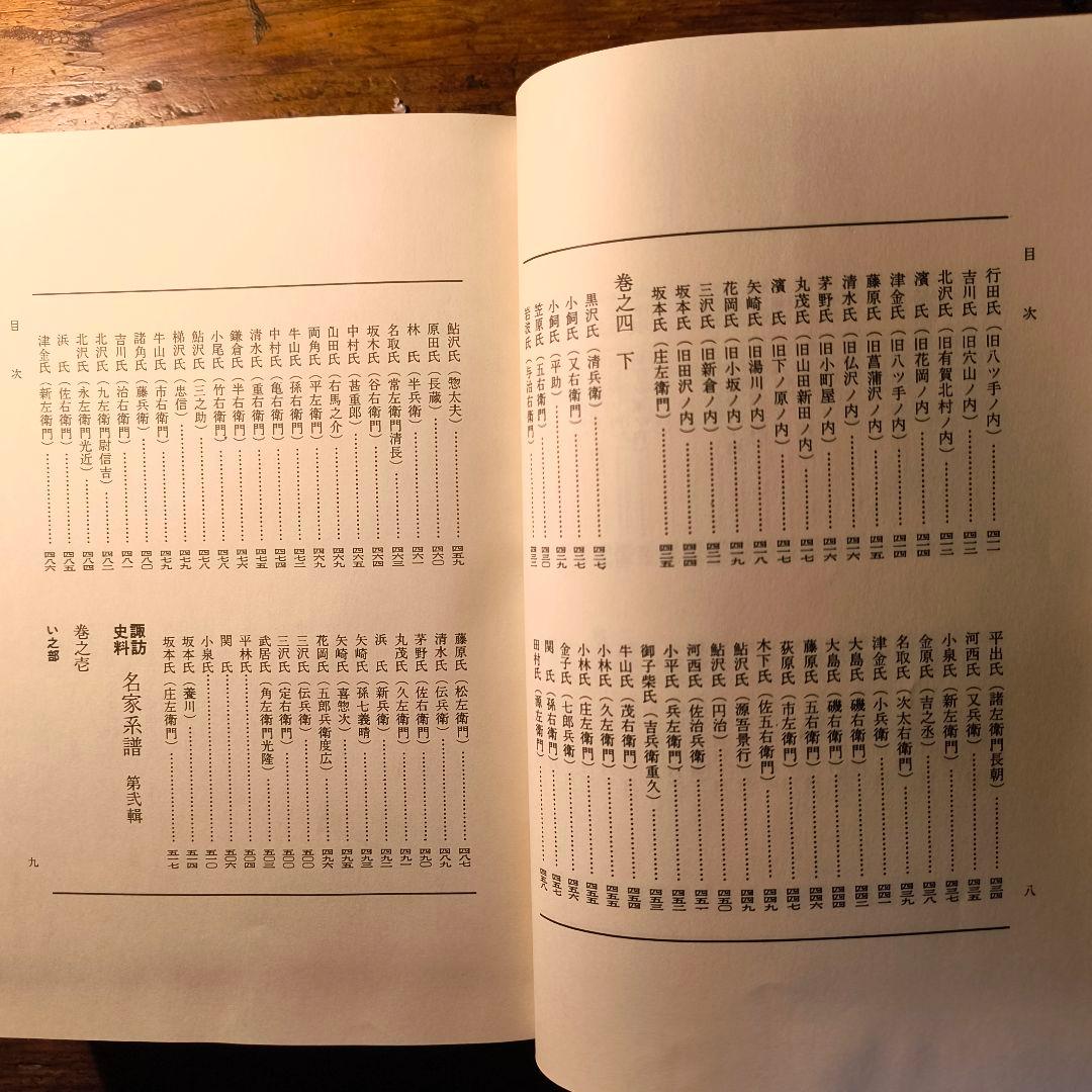 諏訪史料 名家系譜 飯田好太郎