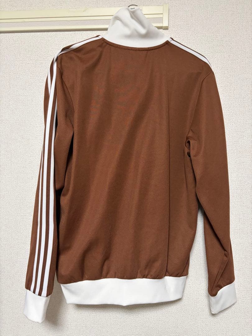 美品⭐️アディダスadidas ブラウン ジップアップジャージ