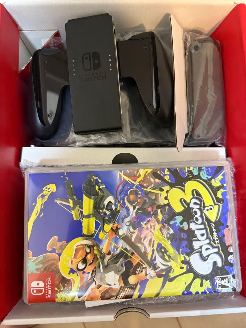 スプラ3付き Nintendo Switch グレー 本体