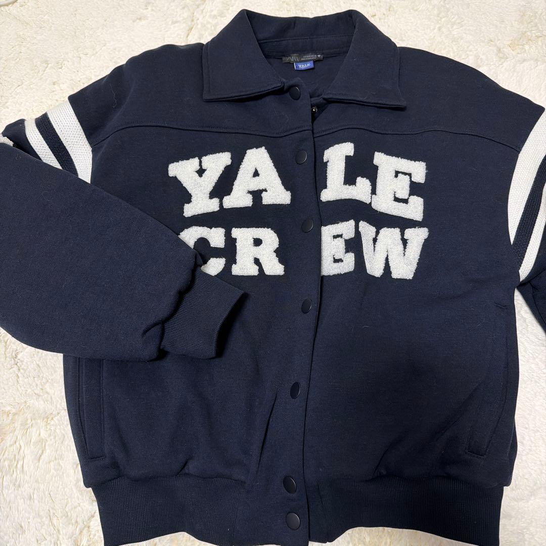 ZARA 完売品 Yale キルティングジャケット Sサイズ 美品　スタジャン