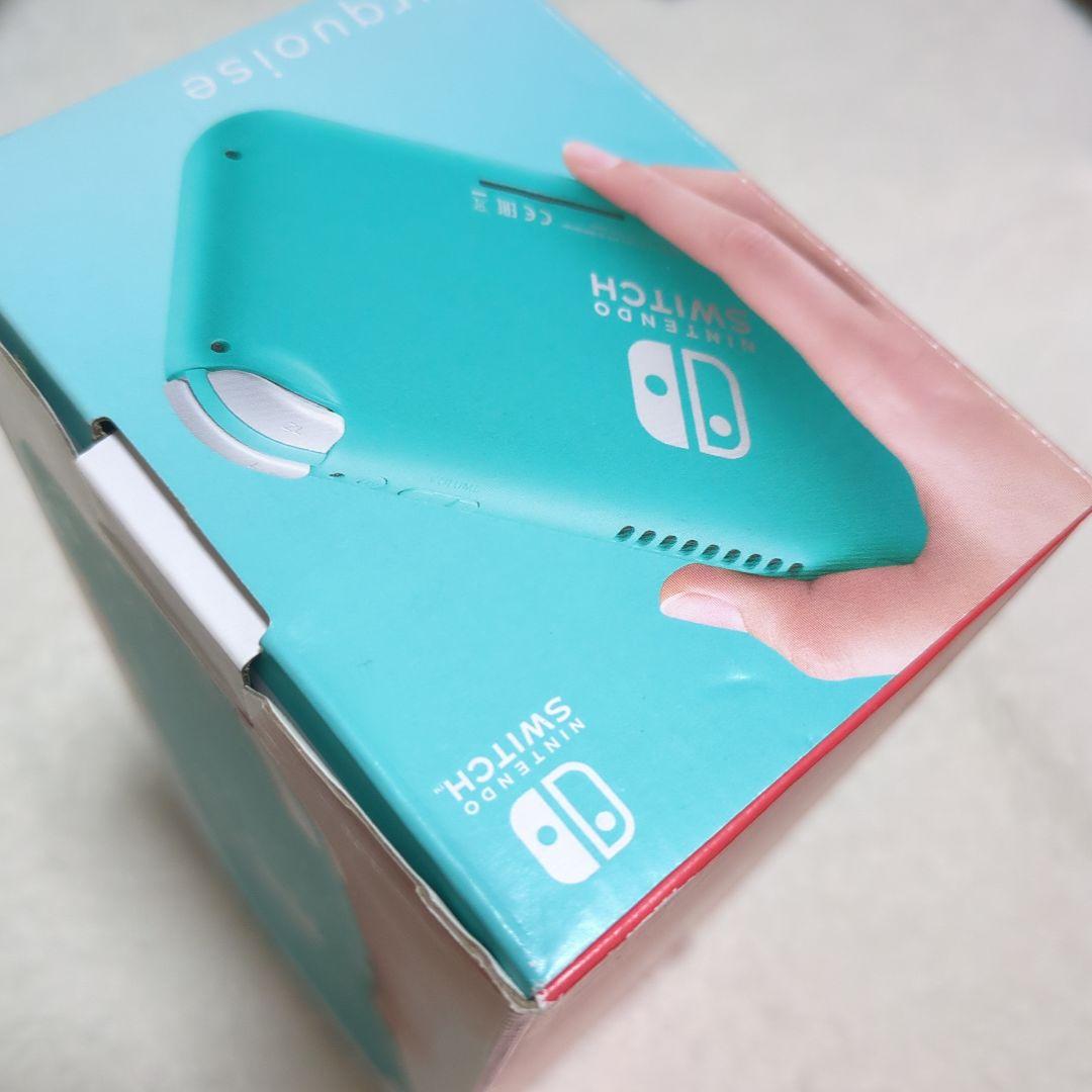 【美品】Switch Lite ターコイズ(本体、ケース、クリーナー）箱付き